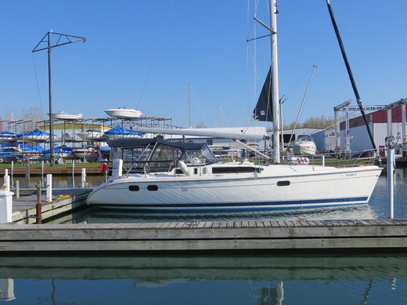 Sailboat at dock